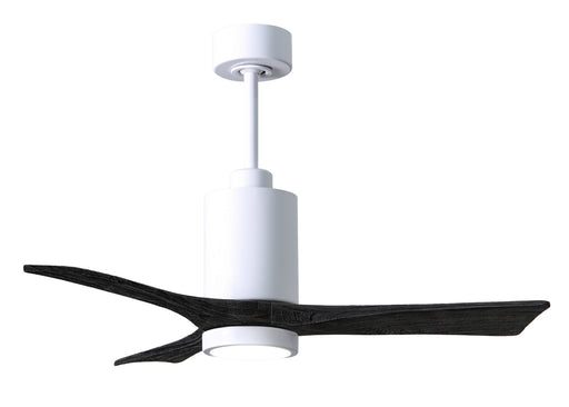 Matthews Fan Company - PA3-WH-BK-42 - 42 Inch Ceiling Fan - Patricia - Gloss White