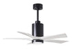 Matthews Fan Company - PA5-BK-MWH-42 - 42 Inch Ceiling Fan - Patricia - Matte Black