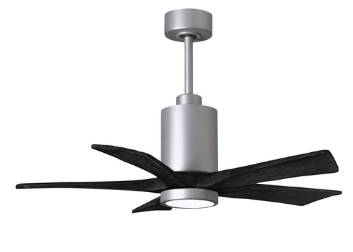 Matthews Fan Company - PA5-BN-BK-42 - 42 Inch Ceiling Fan - Patricia - Brushed Nickel