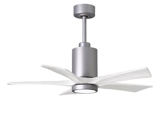 Matthews Fan Company - PA5-BN-MWH-42 - 42 Inch Ceiling Fan - Patricia - Brushed Nickel