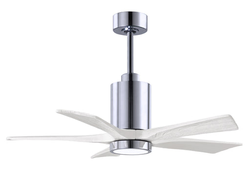 Matthews Fan Company - PA5-CR-MWH-42 - 42 Inch Ceiling Fan - Patricia - Polished Chrome