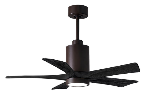 Matthews Fan Company - PA5-TB-BK-42 - 42 Inch Ceiling Fan - Patricia - Textured Bronze