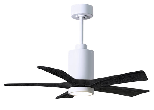Matthews Fan Company - PA5-WH-BK-42 - 42 Inch Ceiling Fan - Patricia - Gloss White