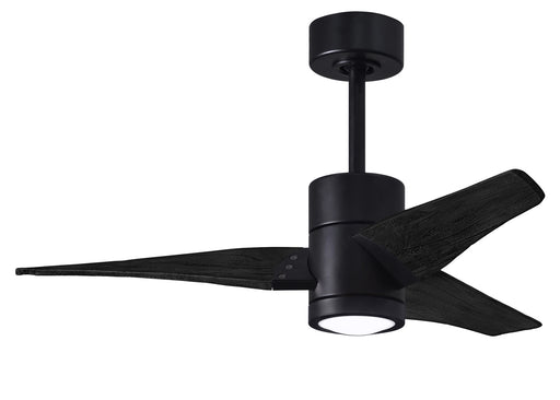 Matthews Fan Company - SJ-BK-BK-42 - 42 Inch Ceiling Fan - Super Janet - Matte Black