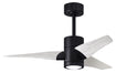 Matthews Fan Company - SJ-BK-MWH-42 - 42 Inch Ceiling Fan - Super Janet - Matte Black