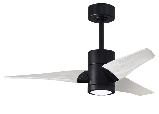 Matthews Fan Company - SJ-BK-MWH-42 - 42 Inch Ceiling Fan - Super Janet - Matte Black