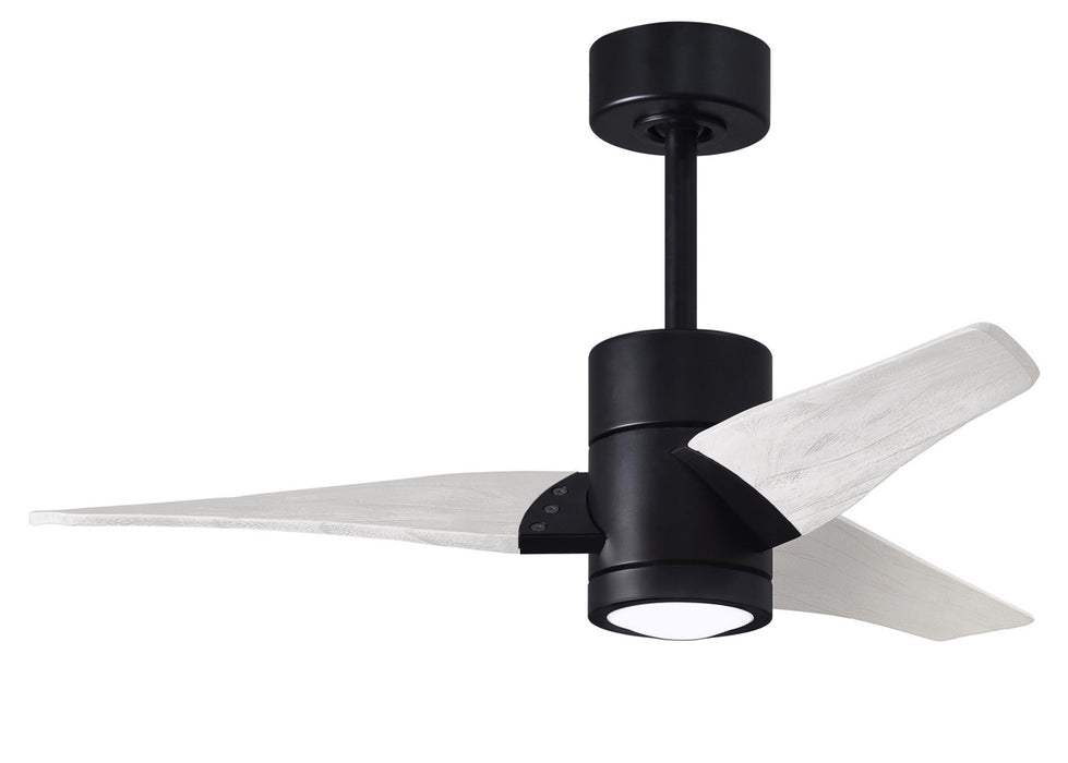 Matthews Fan Company - SJ-BK-MWH-42 - 42 Inch Ceiling Fan - Super Janet - Matte Black