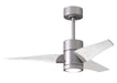Matthews Fan Company - SJ-BN-MWH-42 - 42 Inch Ceiling Fan - Super Janet - Brushed Nickel