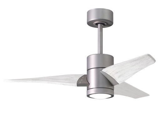 Matthews Fan Company - SJ-BN-MWH-42 - 42 Inch Ceiling Fan - Super Janet - Brushed Nickel