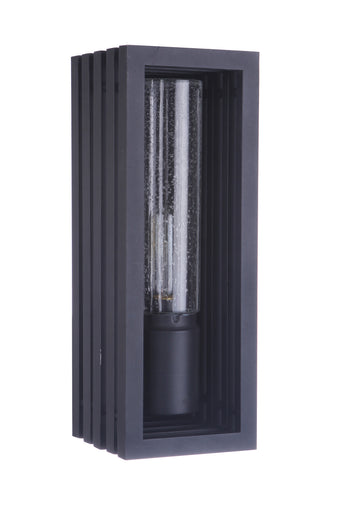 Carmel One Light Outdoor Wall Lantern Textured Black