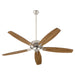 Quorum - 7060-65 - 60 Inch Ceiling Fan - Breeze 60 Inch  - Satin Nickel