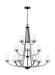 Generation Lighting - 3121612EN3-710 - 12 Light Chandelier - Robie - Bronze