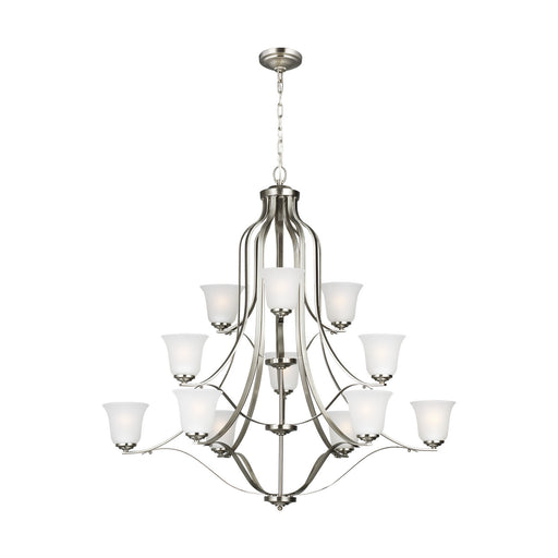 Emmons 12 Light Chandelier Brushed Nickel