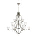Generation Lighting - 3139012EN3-962 - 12 Light Chandelier - Emmons - Brushed Nickel