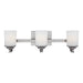 Generation Lighting - 4430703-962 - Three Light Wall / Bath - Kemal - Brushed Nickel