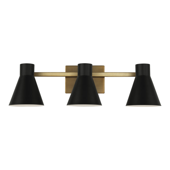 Generation Lighting - 4441303-848 - Three Light Wall / Bath - Towner - Satin Brass