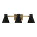 Generation Lighting - 4441303-848 - Three Light Wall / Bath - Towner - Satin Brass