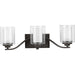 Progress Lighting - P300122-143 - Three Light Bath - Kene - Graphite