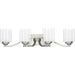 Progress Lighting - P300123-009 - Four Light Bath - Kene - Brushed Nickel