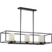 Progress Lighting - P400225-031 - Three Light Island Chandelier - Chadwick - Black