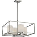 Progress Lighting - P400226-009 - Four Light Chandelier - Chadwick - Brushed Nickel