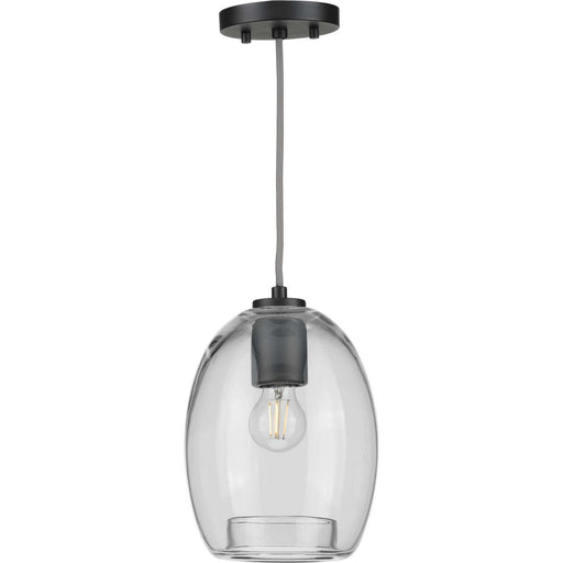 Progress Lighting - P500159-143 - One Light Mini Pendant - Caisson - Graphite