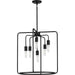 Progress Lighting - P500225-031 - Six Light Pendant - Bonn - Black