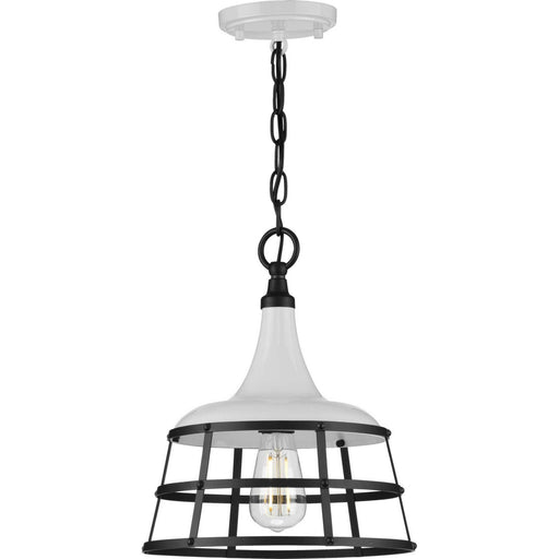 Bastille One Light Pendant White