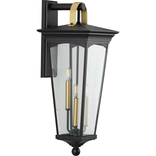 Chatsworth Three Light Wall Lantern Black