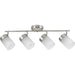 Progress Lighting - P900012-009 - Four Light Head Track - Ridgecrest - Brushed Nickel