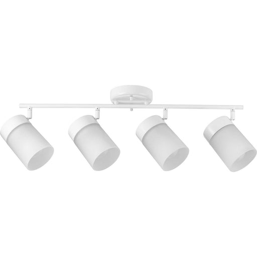Ridgecrest Four Light Head Track Satin White