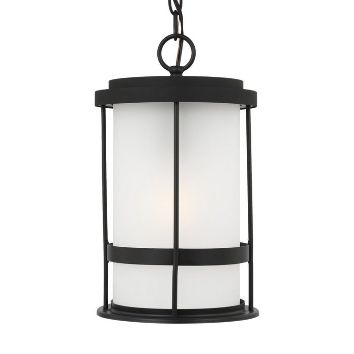 Generation Lighting - 6290901-12 - One Light Outdoor Pendant - Wilburn - Black