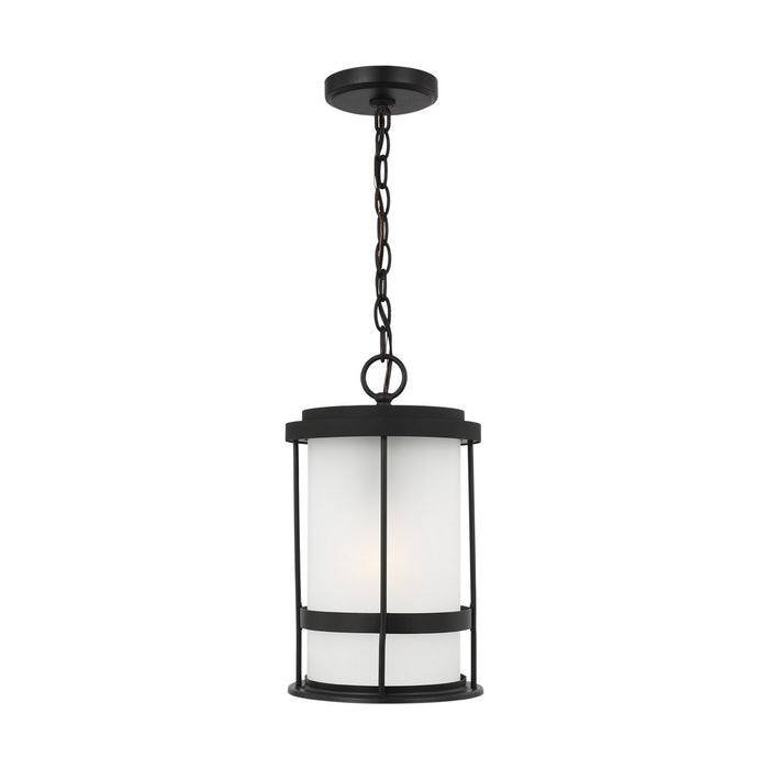 Generation Lighting - 6290901-12 - One Light Outdoor Pendant - Wilburn - Black