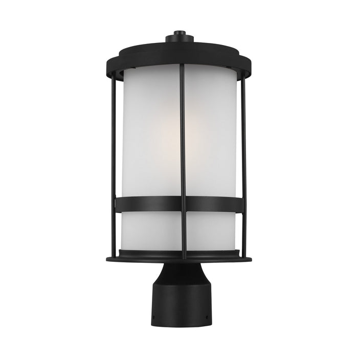 Generation Lighting - 8290901-12 - One Light Outdoor Post Lantern - Wilburn - Black