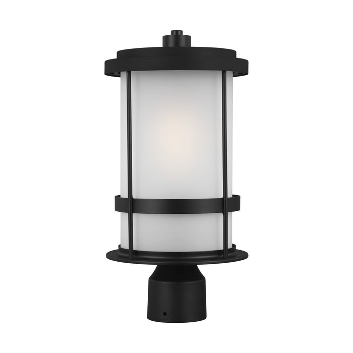 Generation Lighting - 8290901-12 - One Light Outdoor Post Lantern - Wilburn - Black
