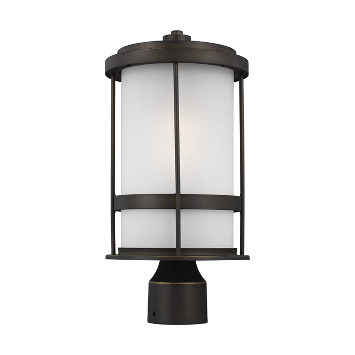 Generation Lighting - 8290901-71 - One Light Outdoor Post Lantern - Wilburn - Antique Bronze