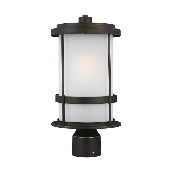 Generation Lighting - 8290901-71 - One Light Outdoor Post Lantern - Wilburn - Antique Bronze