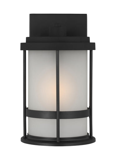 Wilburn One Light Outdoor Wall Lantern Black