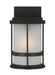Generation Lighting - 8590901EN3-12 - One Light Outdoor Wall Lantern - Wilburn - Black