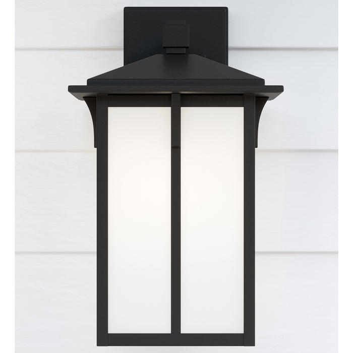 Generation Lighting - 8652701-12 - One Light Outdoor Wall Lantern - Tomek - Black