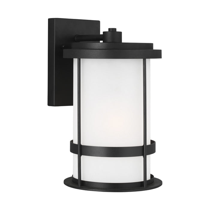 Generation Lighting - 8690901-12 - One Light Outdoor Wall Lantern - Wilburn - Black