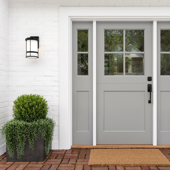 Generation Lighting - 8690901-12 - One Light Outdoor Wall Lantern - Wilburn - Black