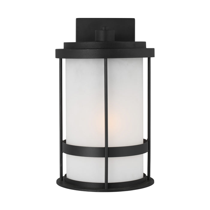 Generation Lighting - 8690901-12 - One Light Outdoor Wall Lantern - Wilburn - Black