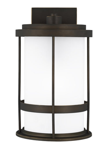 Wilburn One Light Outdoor Wall Lantern Antique Bronze