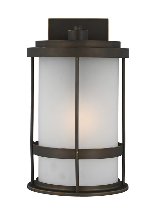 Generation Lighting - 8690901EN3-71 - One Light Outdoor Wall Lantern - Wilburn - Antique Bronze