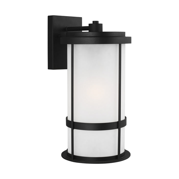 Generation Lighting - 8790901-12 - One Light Outdoor Wall Lantern - Wilburn - Black