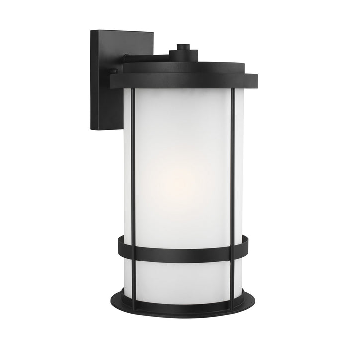 Generation Lighting - 8890901-12 - One Light Outdoor Wall Lantern - Wilburn - Black