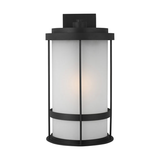 Generation Lighting - 8890901-12 - One Light Outdoor Wall Lantern - Wilburn - Black