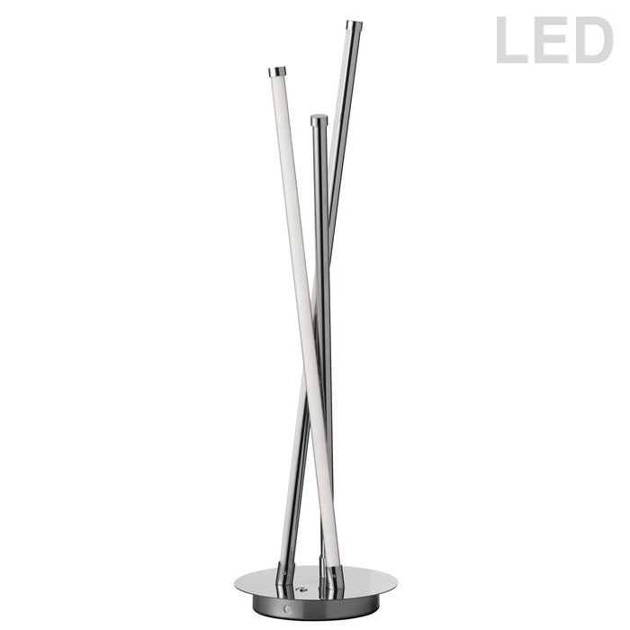 Dainolite Ltd - CER-3LEDT-PC - LED Table Lamp - Cerena - Polished Chrome