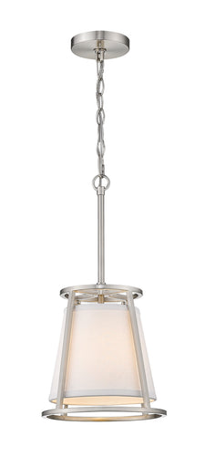 Lenyx Pendant One Light Pendant Brushed Nickel